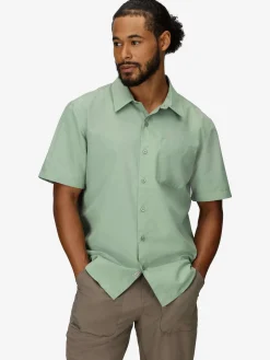 KurzarmhemdAirexchange Solarshield Agate Green