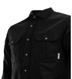 Leisurewool Reborn Shirt-dark grey melange