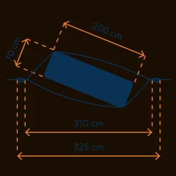 Mat Pro Hammock Navy Blue