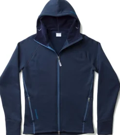 Men's Power Hoody Fleece Jacke - blue illusion