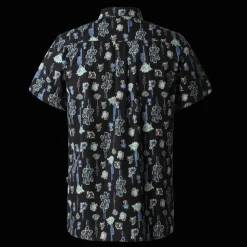 Mens SS Baytrail Pattern Shirt Sonic Blue