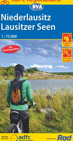 Niederlausitz / Lausitzer Seen Fahrradkarte