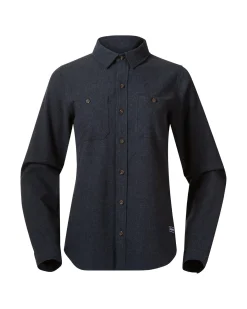 Nordmarka Flannel Shirt W Navy Blue