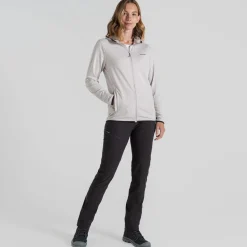 NosiLife Afia Hooded Jacket-W-Light Grey Marl