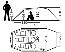 Oppland 3 LW - Forest Green