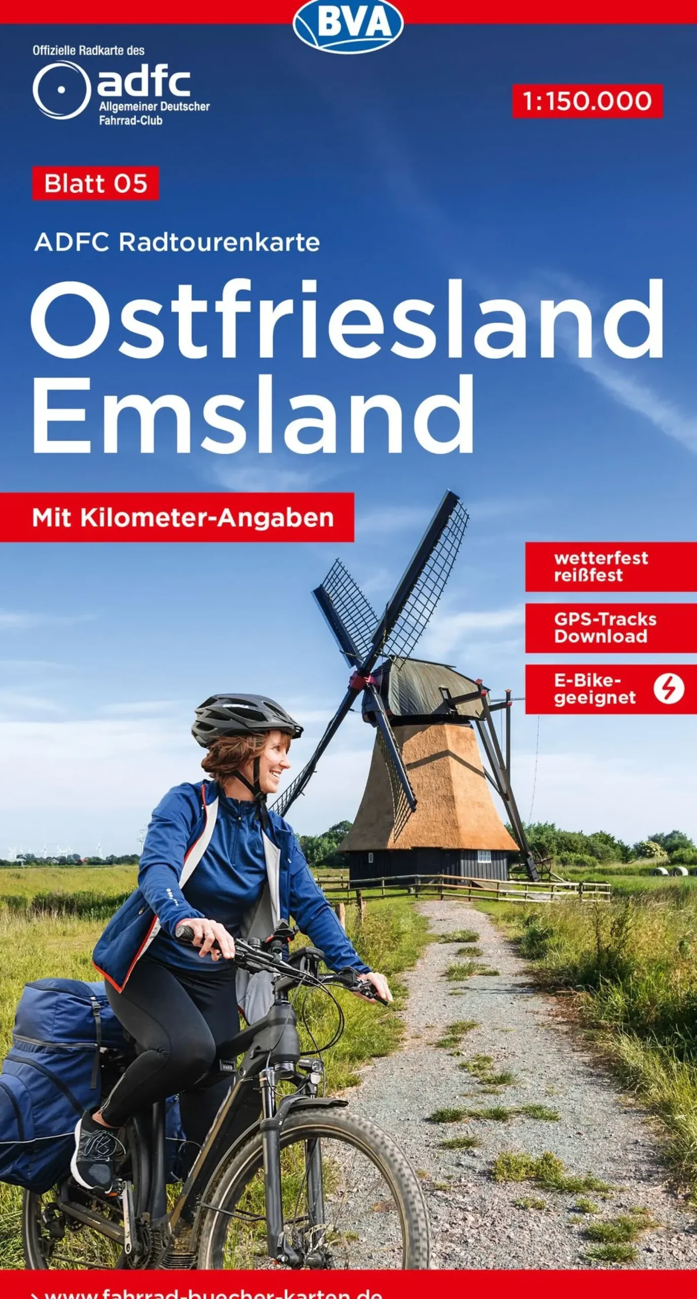 Ostfriesland / Emsland Fahrradkarte