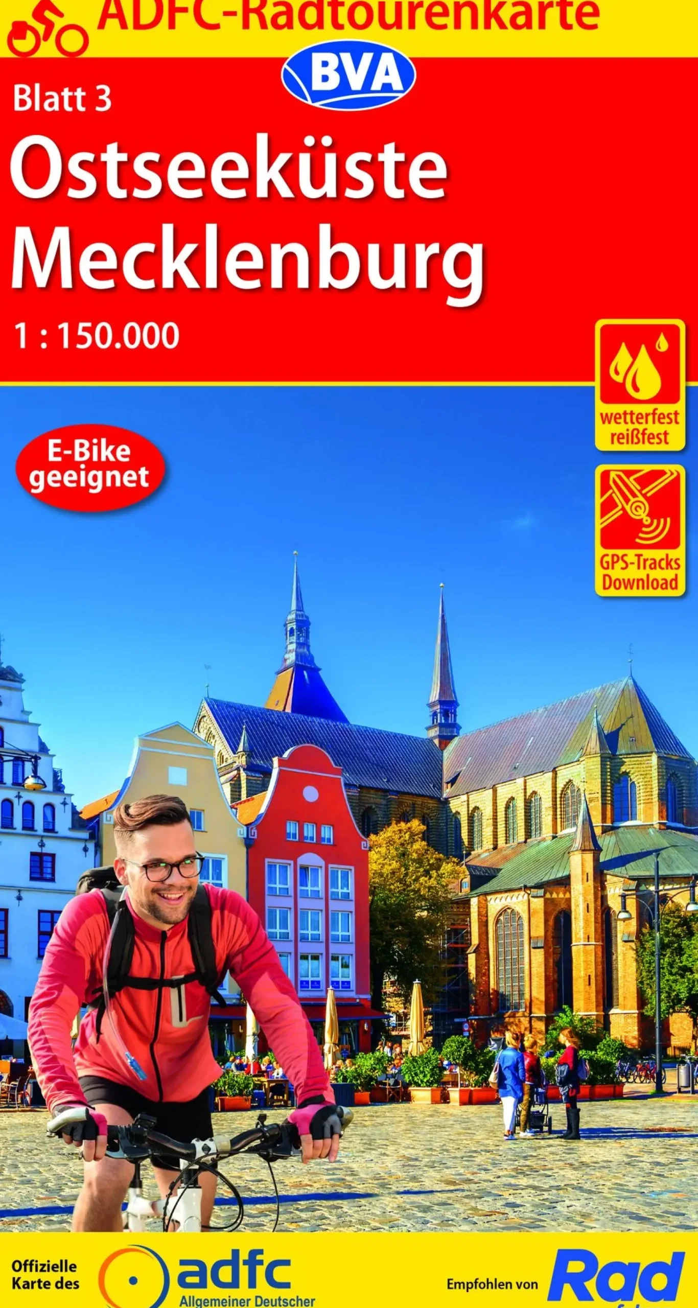Ostseeküste / Mecklenburg Fahrradkarte