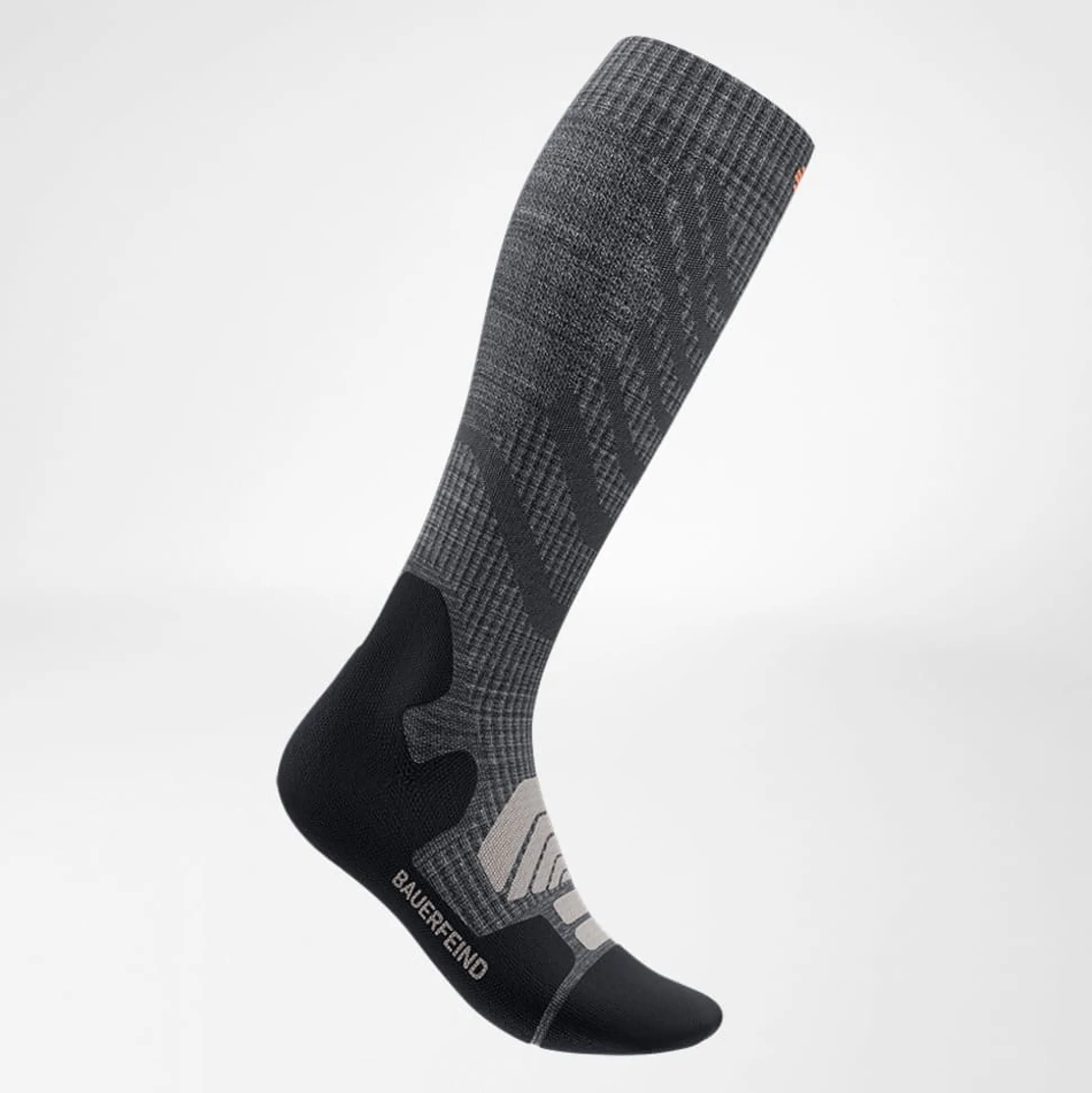 Outdoor Merino Compression Socks Lava Grey