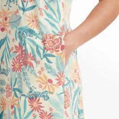 Padma Sporty Dress W Peetho Tiger Floral