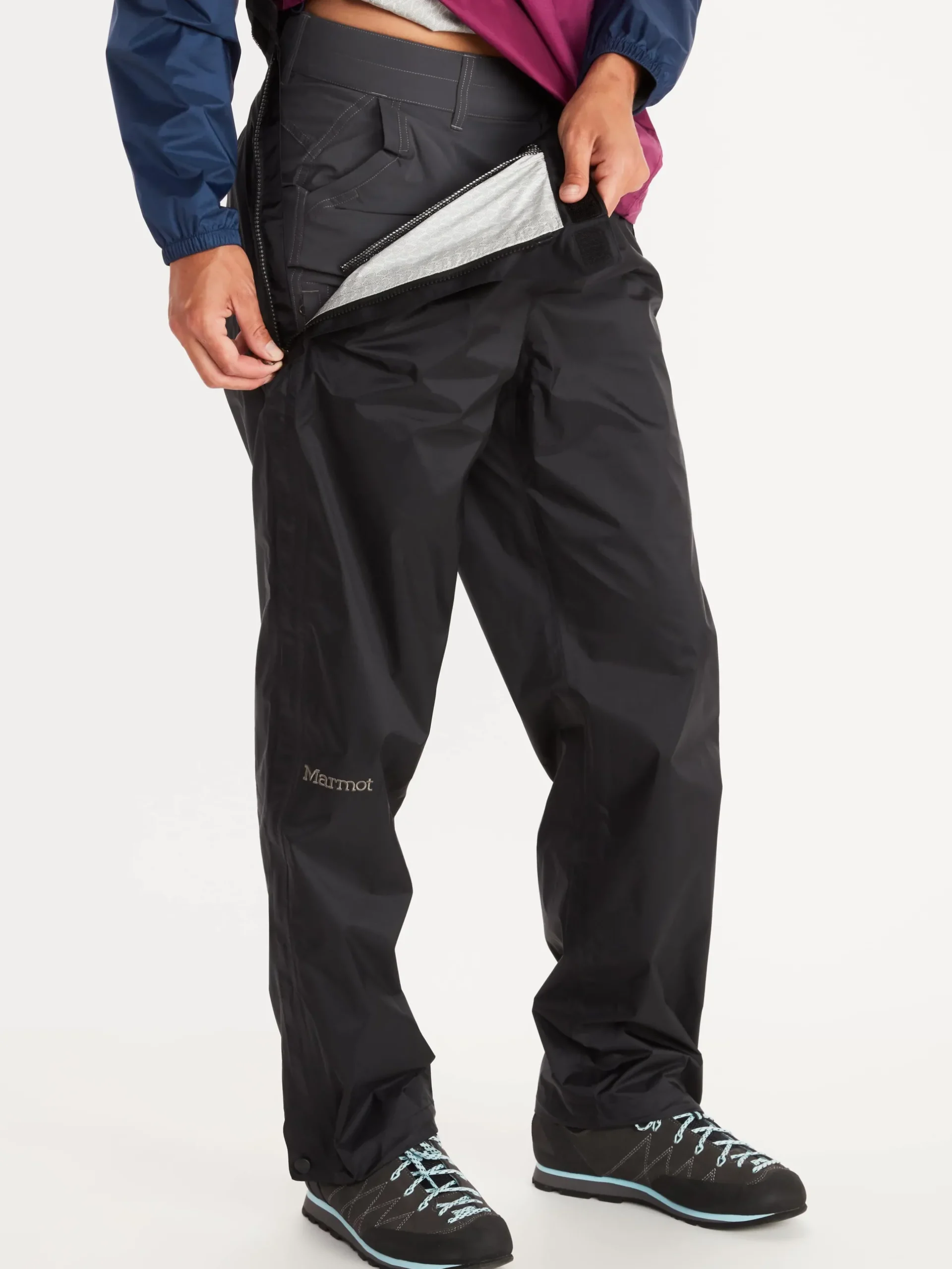 Precip Eco FullZip Pant W Black