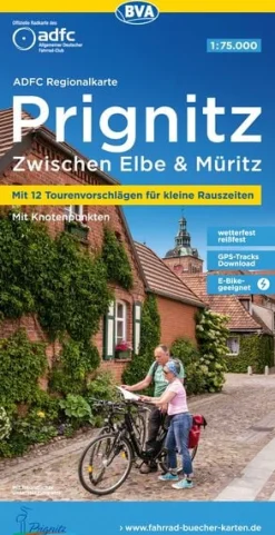 Prignitz Fahrradkarte
