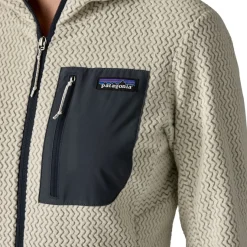 R1 Air Full Zip Hoody W Wool White