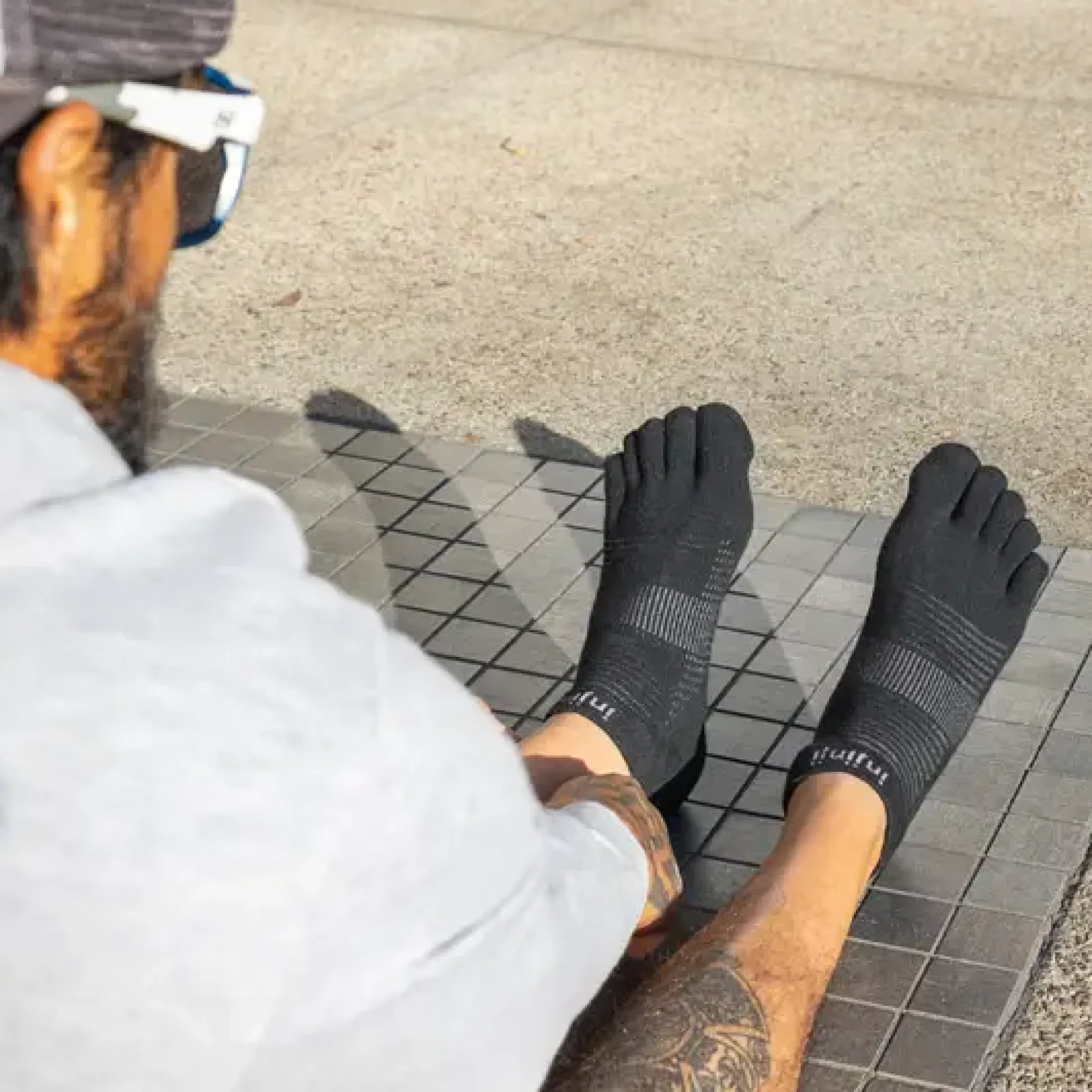 Run Lightweight No Show Men - Black