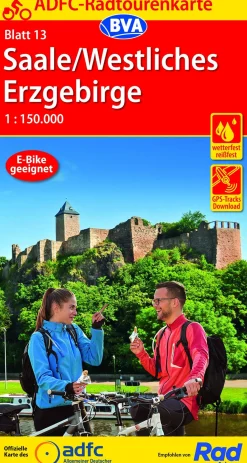 Saale / Westliches Erzgebirge Fahrradkarte