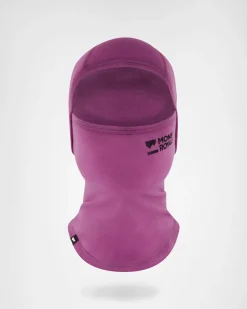 Santa Rosa Merino Balaclava W Purple Bolt