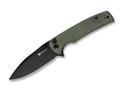 Sencut Sachse Micarta Green - Black Blade