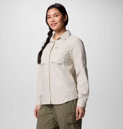 Skien Valley LS Shirt W Dark Stone