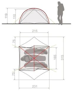 Space Seamless 2-3 P - cress green