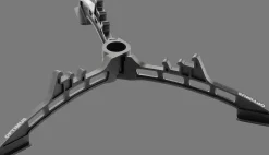 Standfuß Gaskartuschen Schwarz