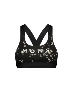 Stella X Back Bra W Black Daisy