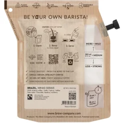 The Brew Company Kaffee '2 Cups' 22 g Colombia, Biologisch