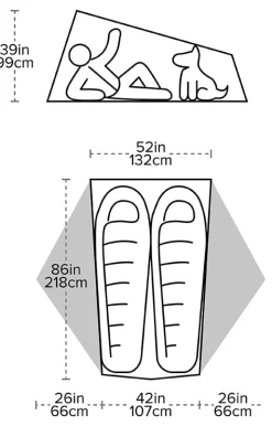 Tiger Wall UL2 Bikepack Solution Dye