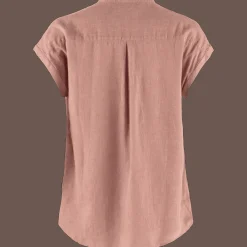 Övik Hemp Shirt SS W Dusty Rose