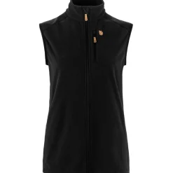 Övik Lite Fleece Vest W Black