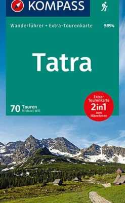 Wanderführer Tatra mit Karte
