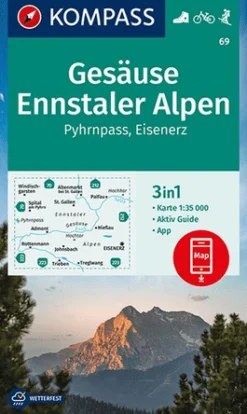 Wanderkarte 69 - Gesäuse, Ennstaler Alpen
