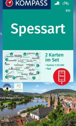 Wanderkarte 832 - Spessart