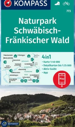 Wanderkarte 773 Naturpark Schwäbisch Fränkischer Wald