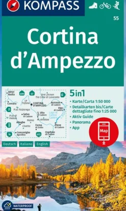 Wanderkarte Cortina d'Ampezzo