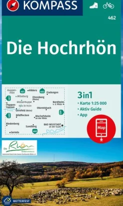 Wanderkarte Die Hochrhön