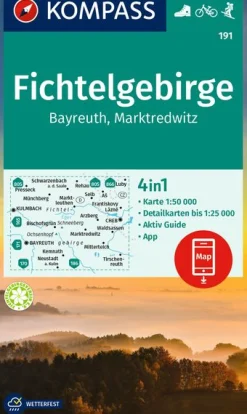 Wanderkarte Fichtelgebirge
