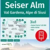 Wanderkarte Gröden, Seiser Alm, Val Gardena, Alpe di Siusi