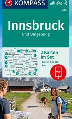 Wanderkarte Innsbruck und Umgebung