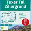 Wanderkarte Mayrhofen, Tuxer Tal, Zillergrund