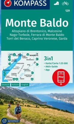 Wanderkarte Monte Baldo