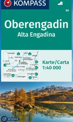 Wanderkarte Oberengadin