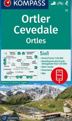 Wanderkarte Ortler/Ortles, Cevedale