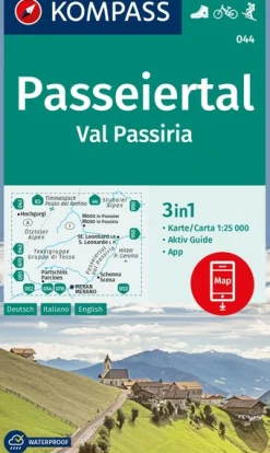 Wanderkarte Passeiertal, Val Passiria