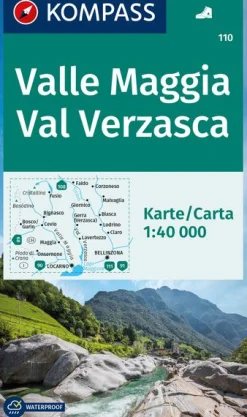 Wanderkarte Valle Maggia - Val Verzasca