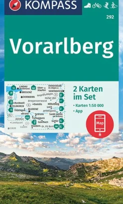 Wanderkarte Vorarlberg