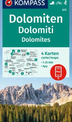 Wanderkarten Set Dolomiten