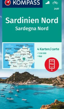 Wanderkarten Set Sardinien Nord, Sardegna Nord