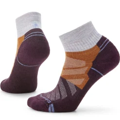 Women's Hike Light Cushion Color Block Pattern Ankle Socks