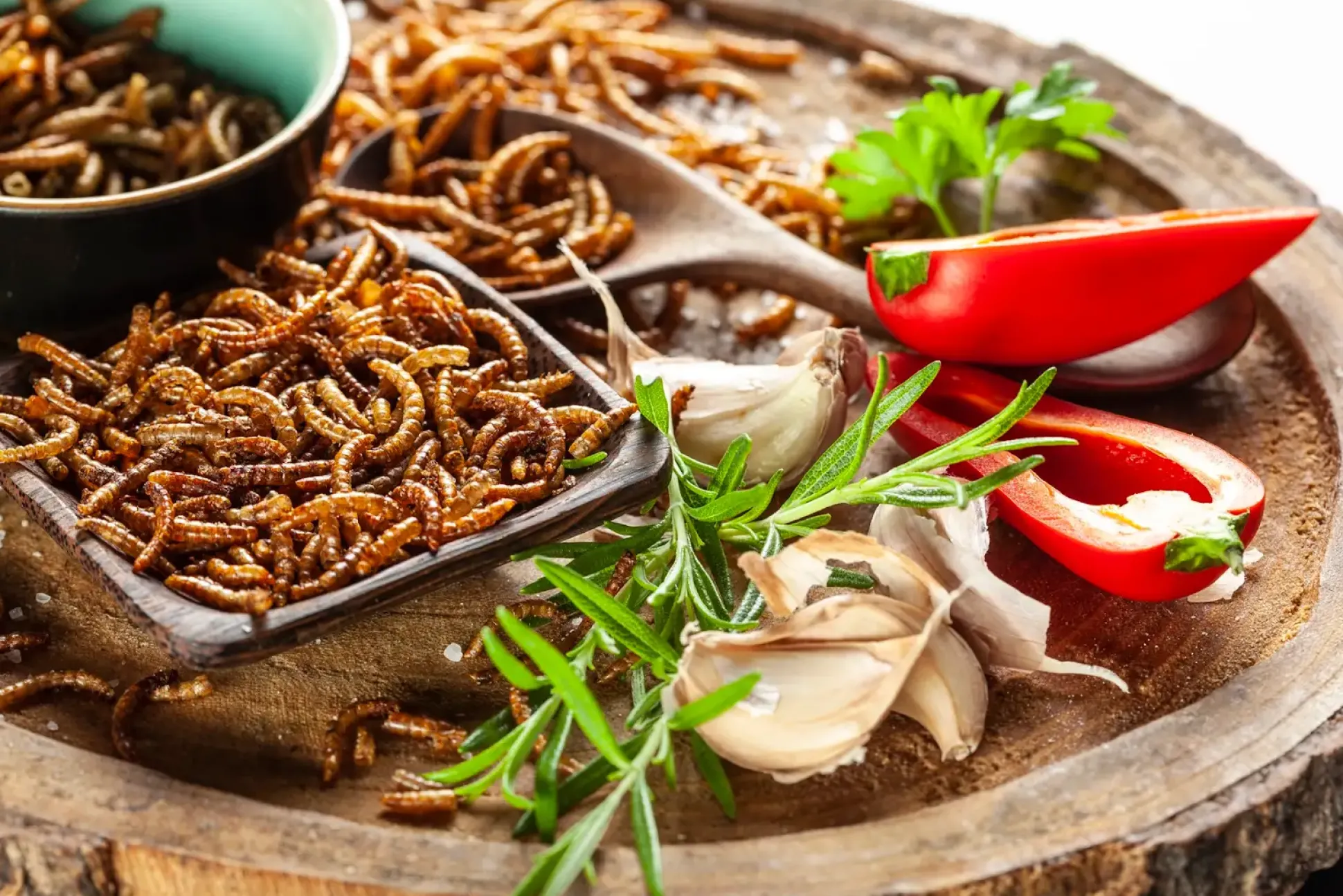 Würmer Chili Limette